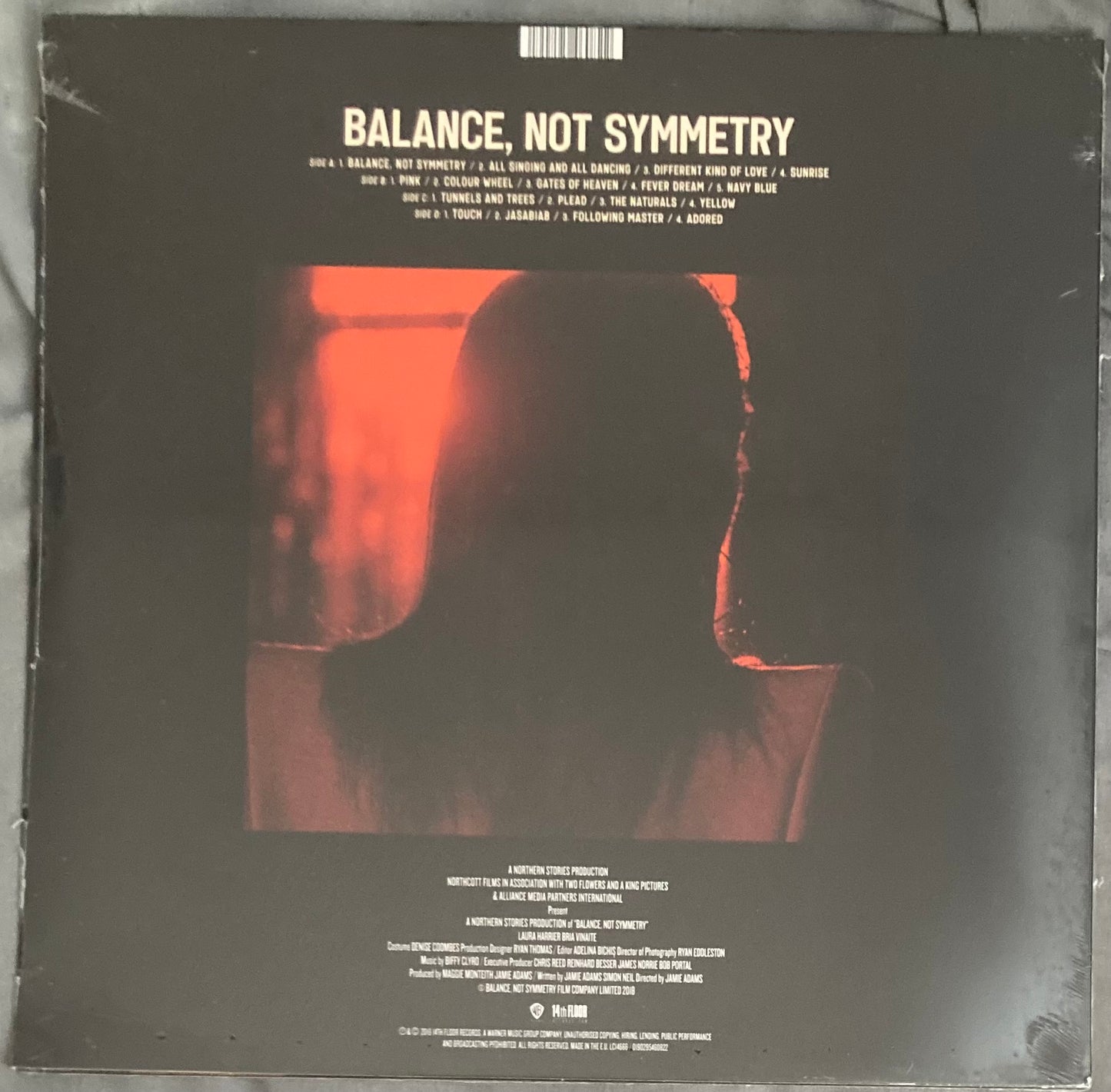The back of 'Biffy Clyro - Balance Not Symmetry' on vinyl