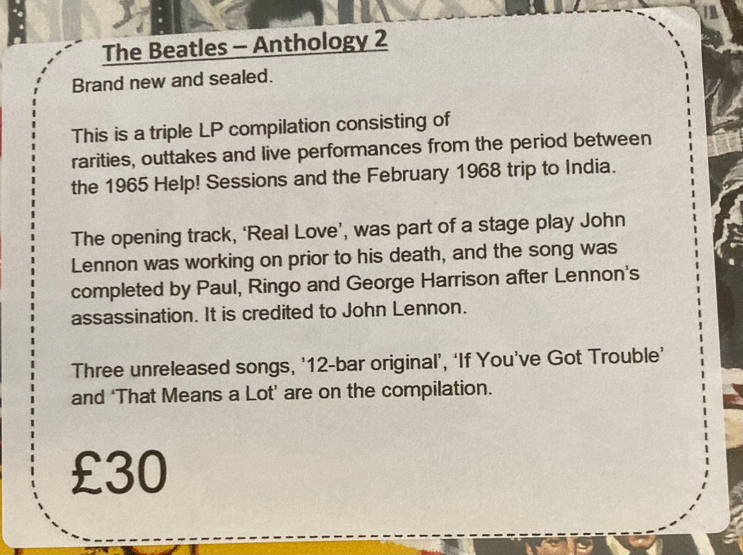 Benja Records | The Beatles - Anthology 2 Record Vinyl LP