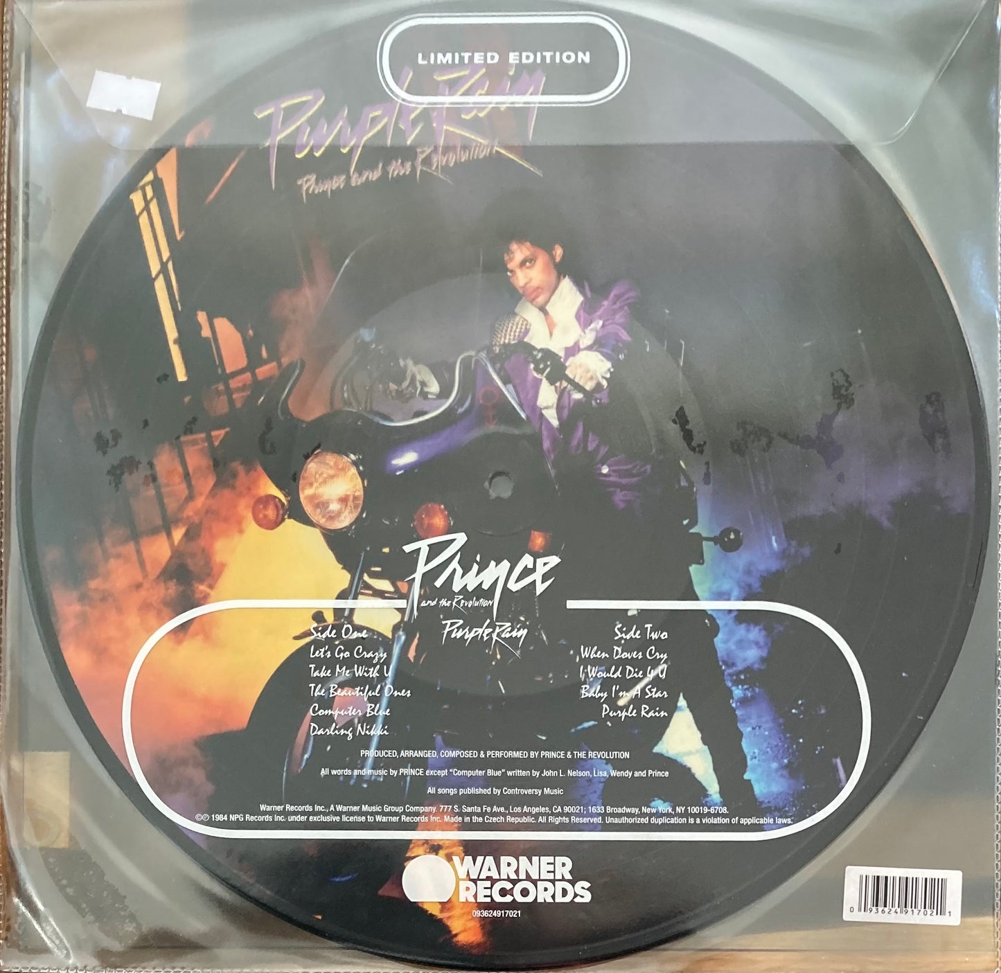 Benja Records | Prince - Purple Rain Picture disc vinyl