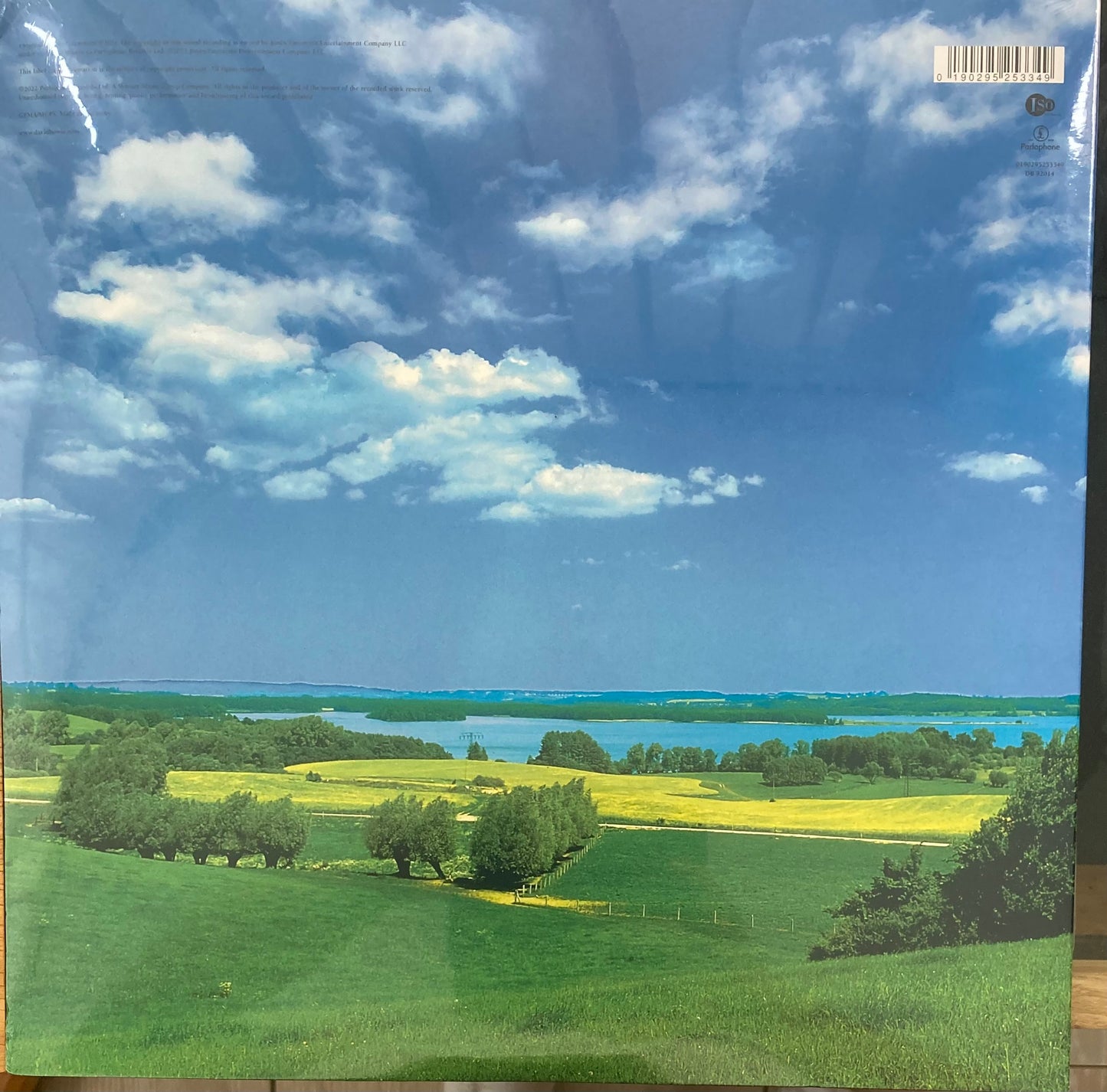 The back of ‘David Bowie - Earthlings’ on vinyl