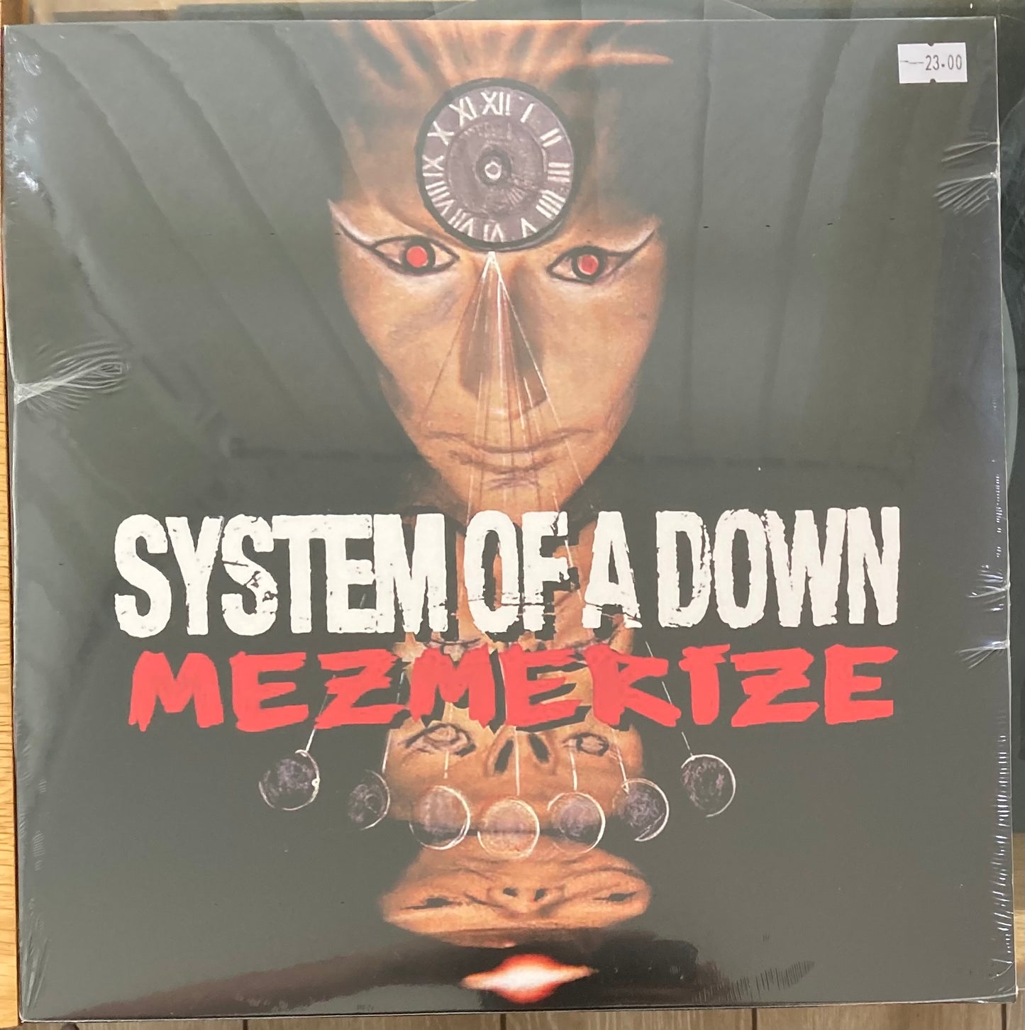 The front of ‘System of a Down - Mezmerize Vinyl LP’