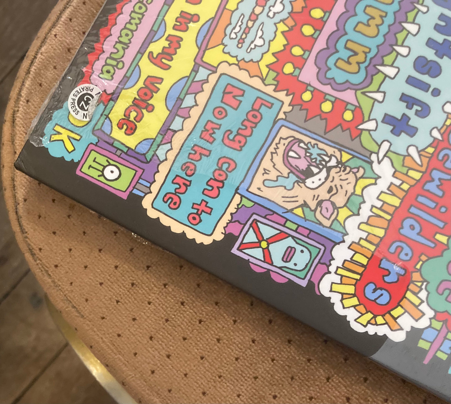 The cellophane is torn but the sleeve remains mint
