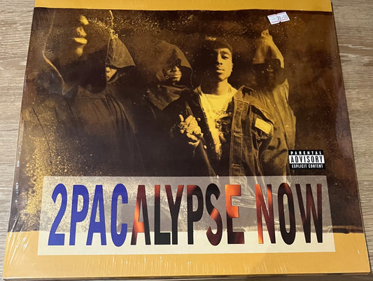 The front of '2Pac - 2Pacalypse now' on vinyl