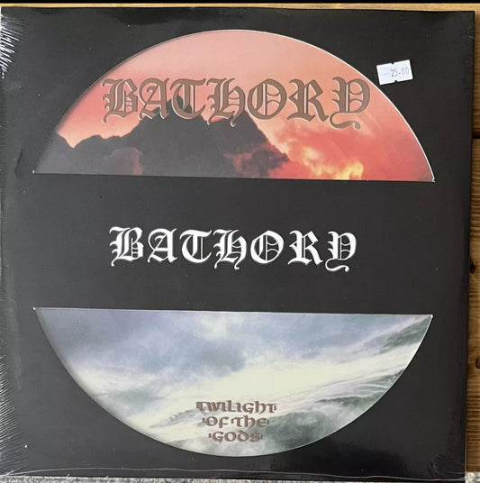 The front of 'Bathory Twilight of the Gods' on vinyl