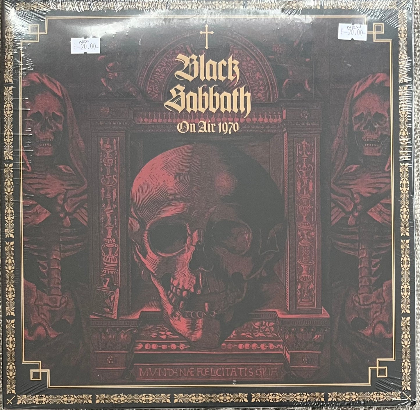 The front of 'Black Sabbath On Air' on vinyl