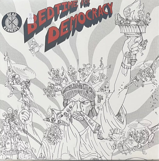 The front of 'Dead Kennedys - Bedtime for Democracy' on vinyl