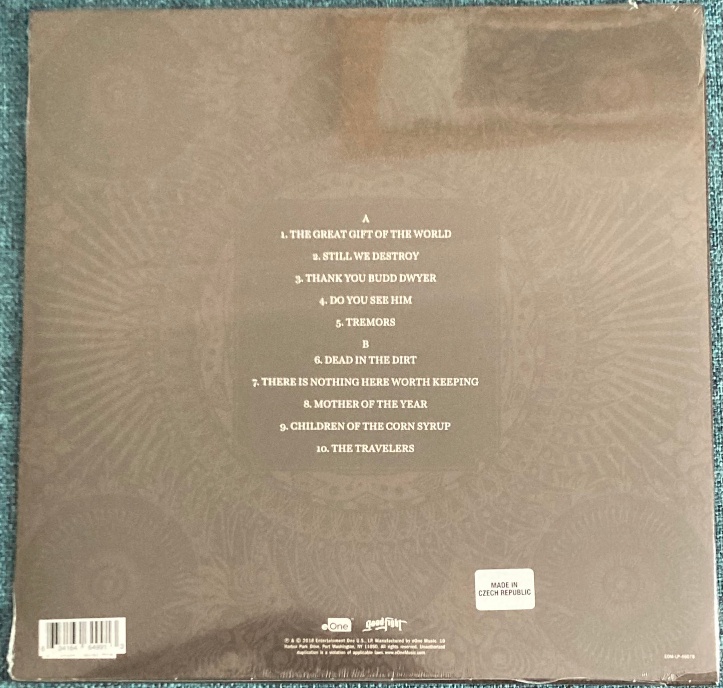 The back of 'Fit For an Autopsy Hellbound' on vinyl