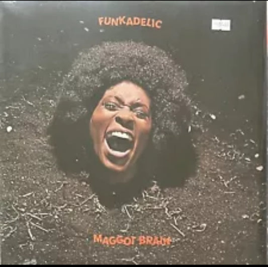 The front of 'Funkadelic Maggot Brain' on vinyl
