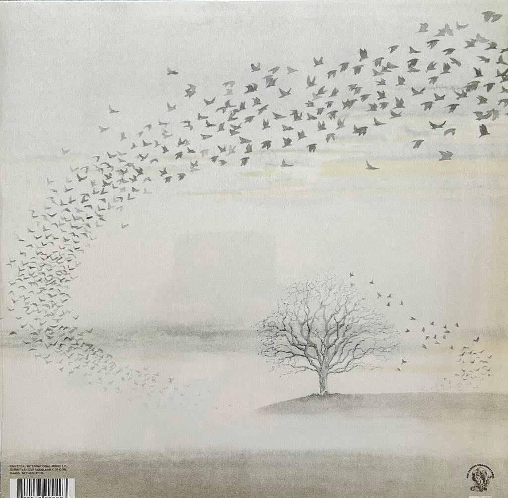 The back of 'Genesis - Wind and Wuthering' on vinyl