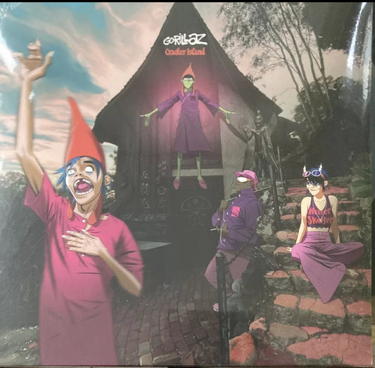 The front of 'Gorillaz Cracker Island' on vinyl