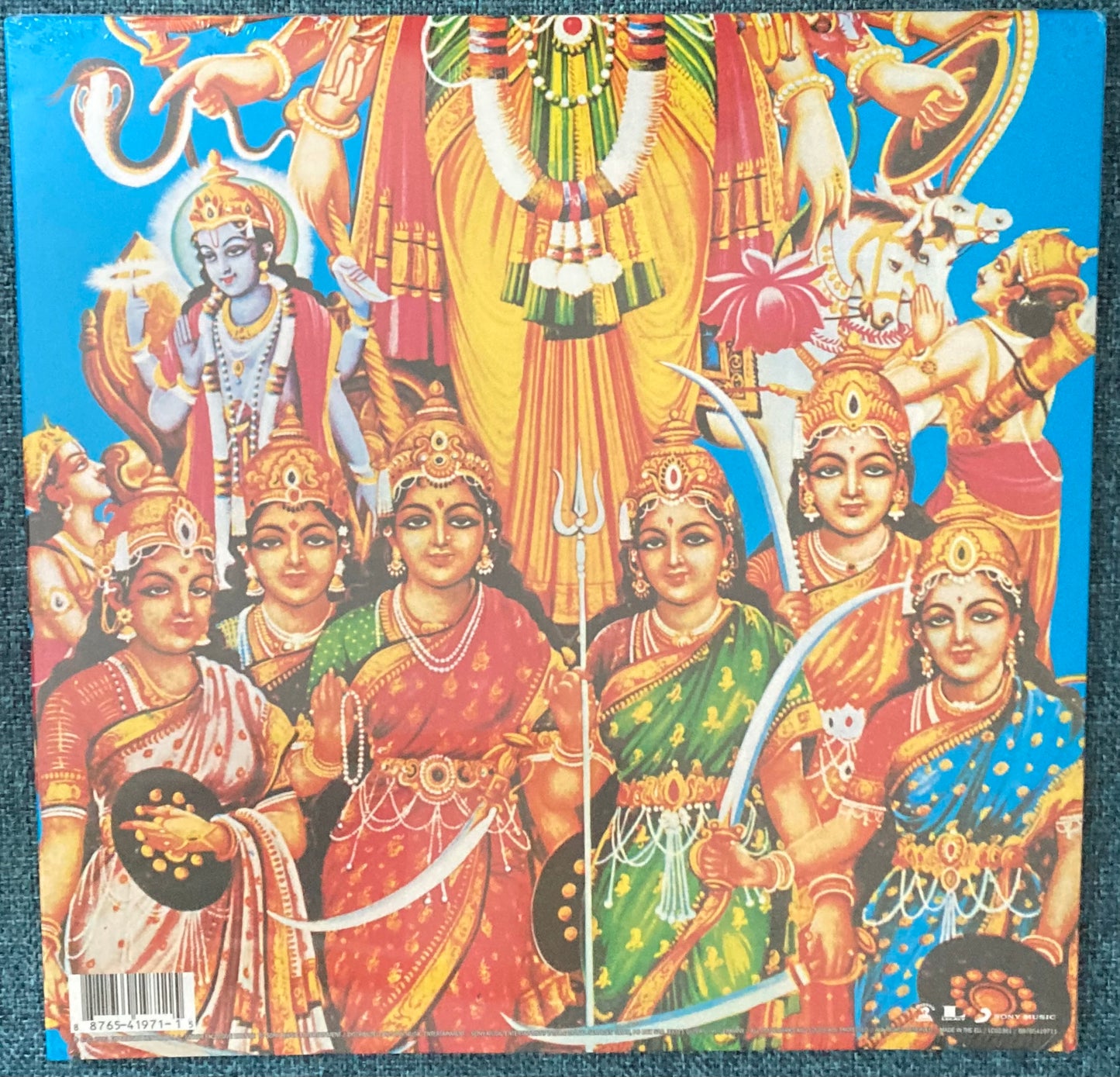 The back of 'Jimi Hendrix Axis: Bold as Love' on vinyl