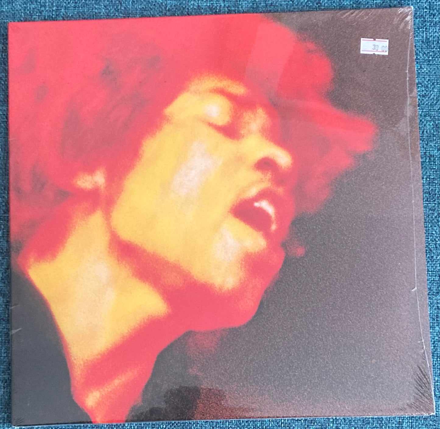 The front of 'Jimi Hendrix Electric Ladyland' on vinyl