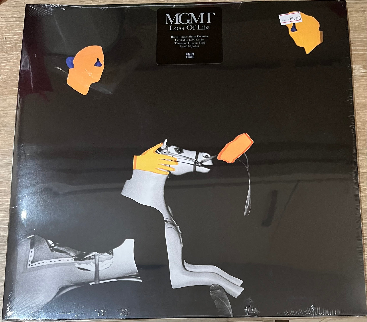 The front of 'MGMT Loss Of Life' on vinyl