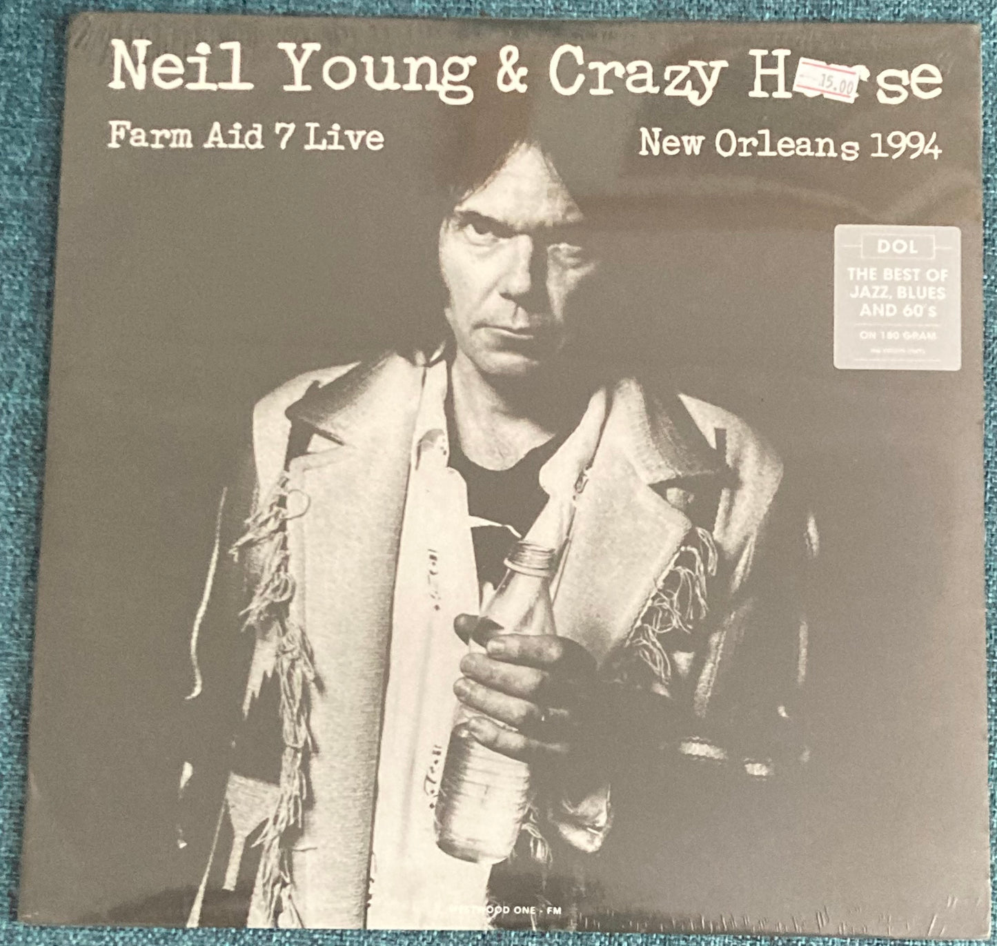 The Front of 'Neil Young Farm Aid 7 New Orleans 1994' on vinyl