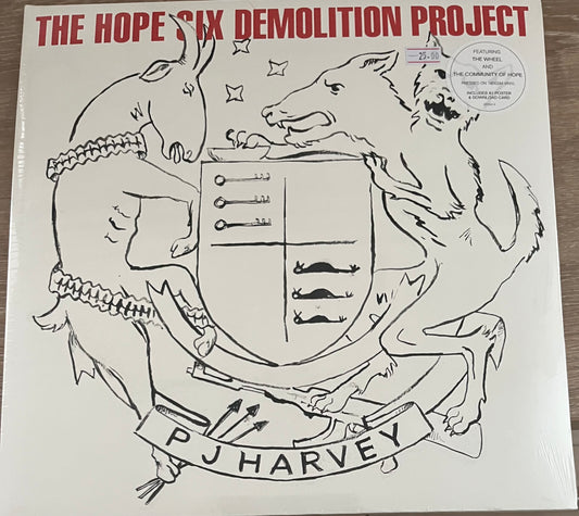 The front of 'PJ Harvey the Hope Six Demolition Project' on vinyl