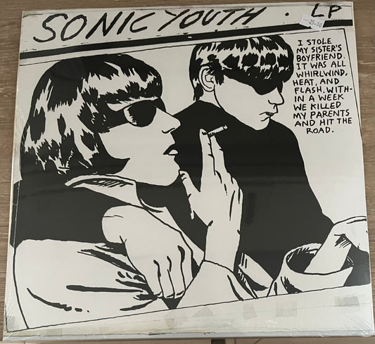 The front of 'Sonic Youth Goo' on vinyl