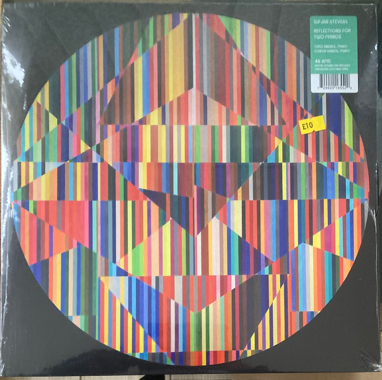 The front of 'Sufjan Stevens Reflections' on vinyl