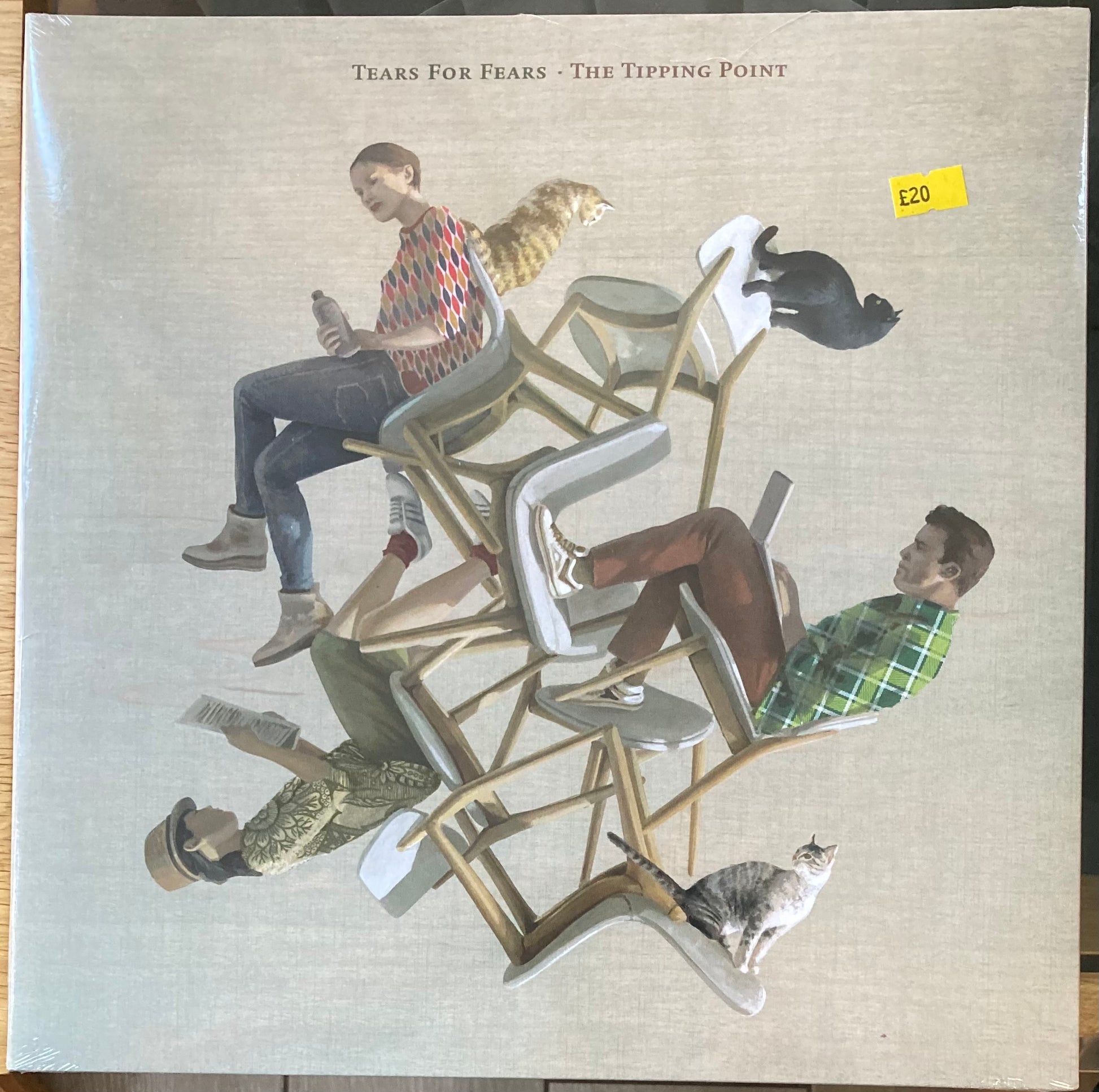 The front of 'Tears for Fears - The Tipping Point' on vinyl.
