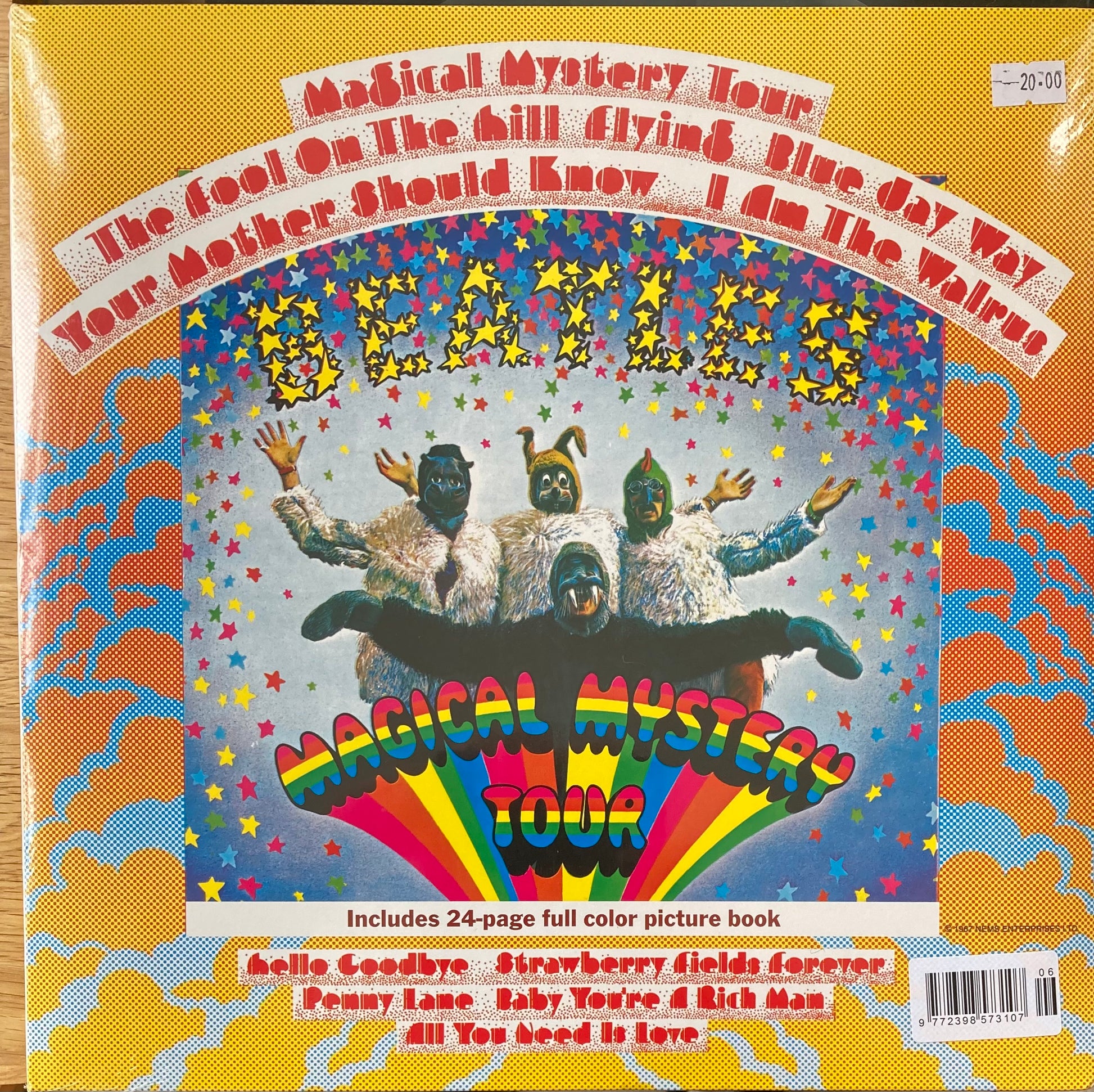 The front of 'The Beatles ;Magical Mystery Tour' on vinyl