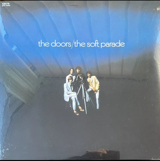 The front of 'The Doors the Soft Parade' on vinyl