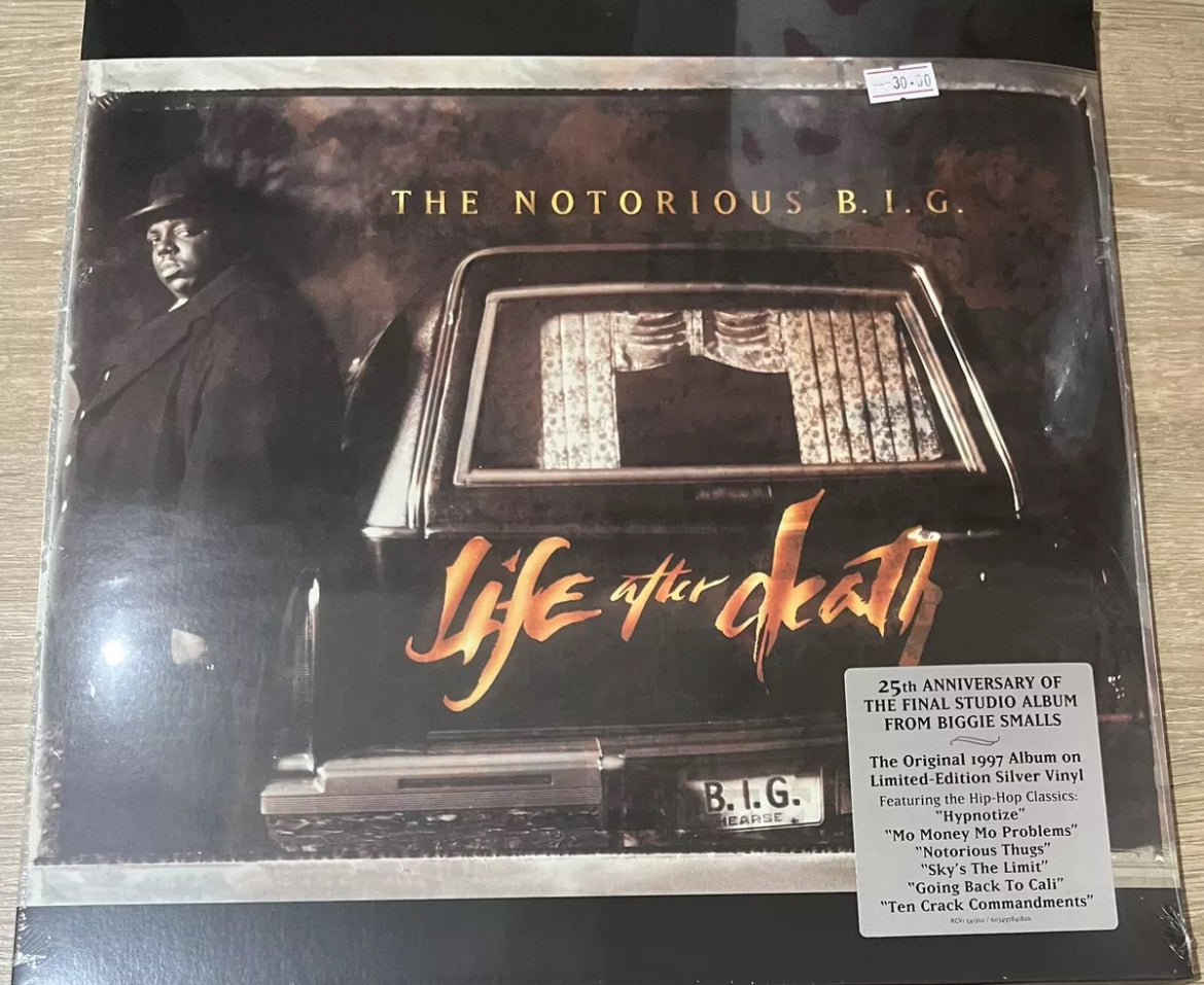 The front of ‘The Notorious B.I.G. - Life After Death’ on vinyl
