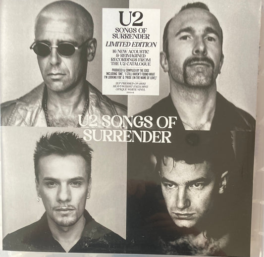 The front of 'U2 Songs of Surrender' on vinyl