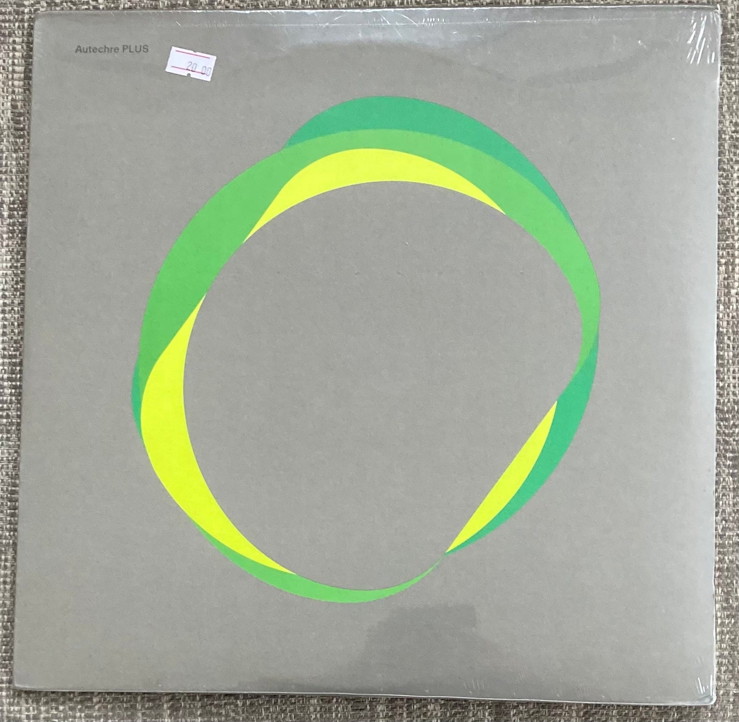 The front of 'Autechre - Plus' on vinyl