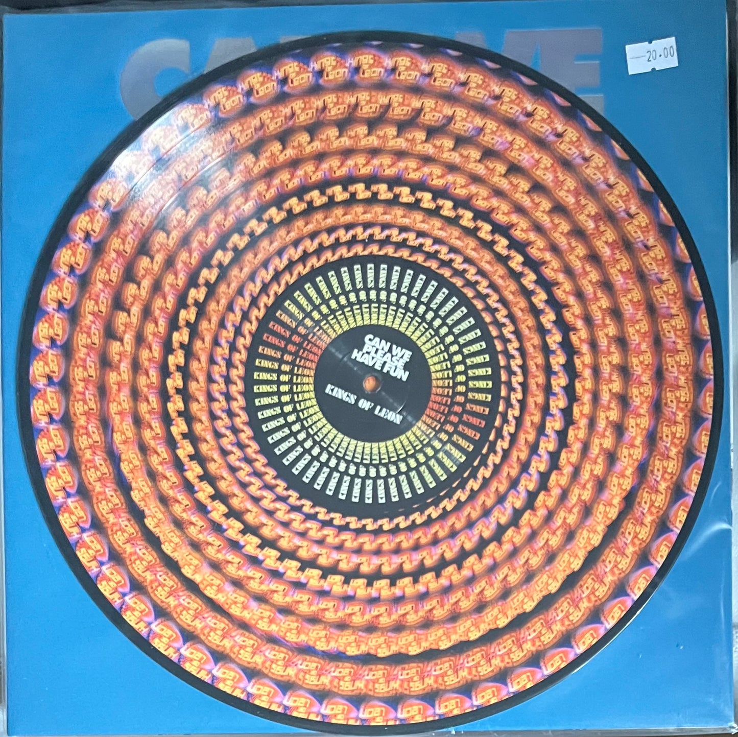 The front of ‘Kings of Leon - Can We Please Have Fun?’ On vinyl