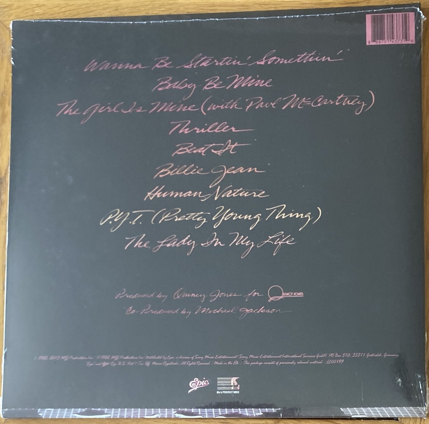 Benja Records | Michael Jackson Thriller Vinyl Record