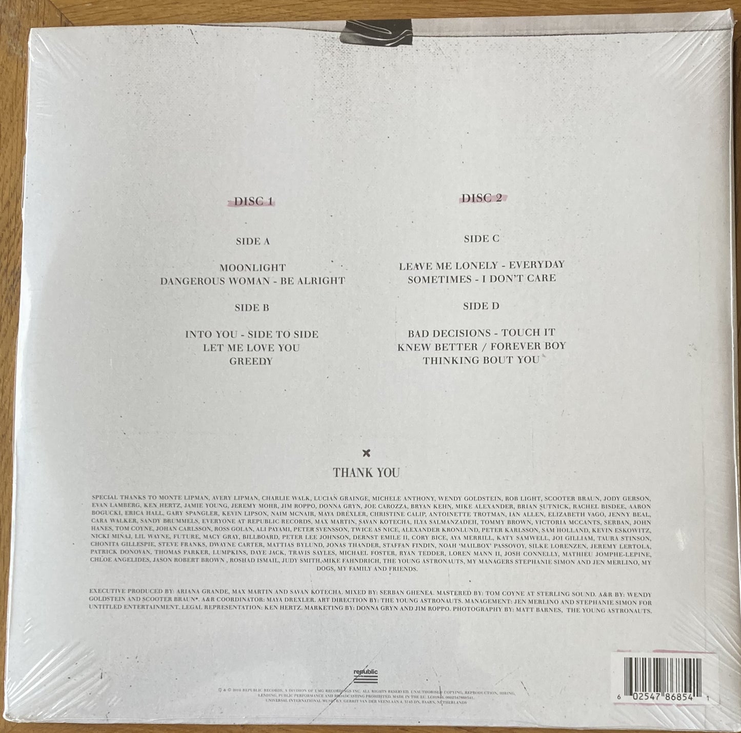 Benja Records | Ariana Grande Dangerous Woman Vinyl LP