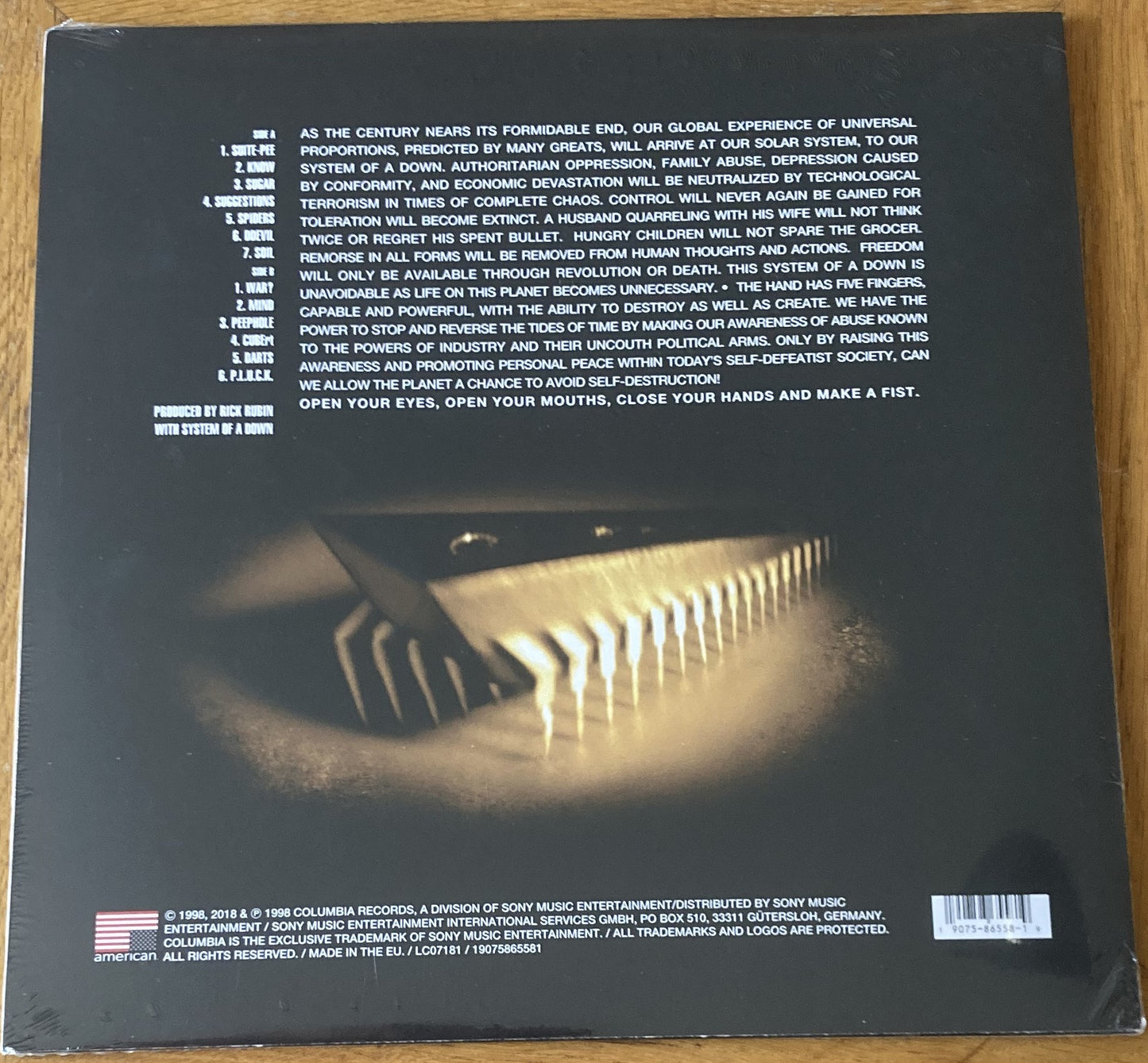 Benja Records | System of a Down Self-titled debut vinyl