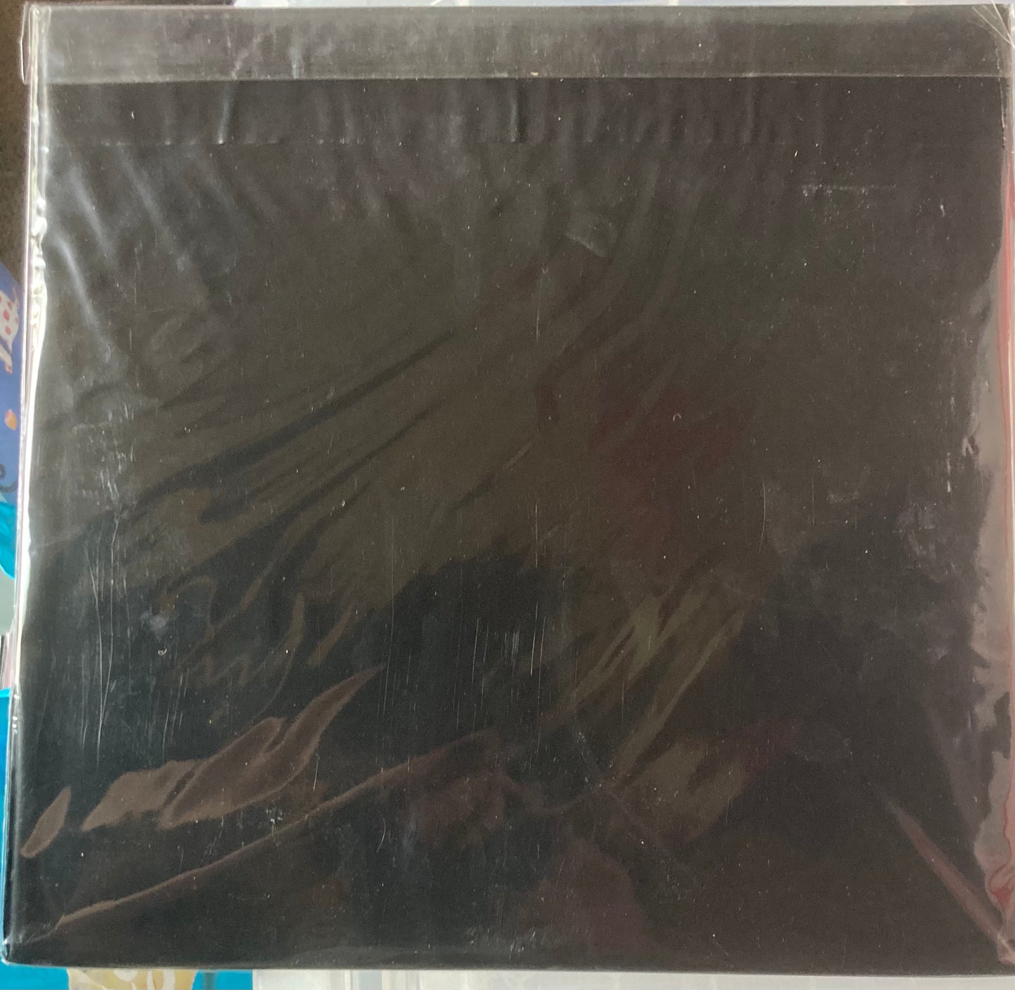 The back of 'Pink Floyd - Wish You Were Here' on vinyl