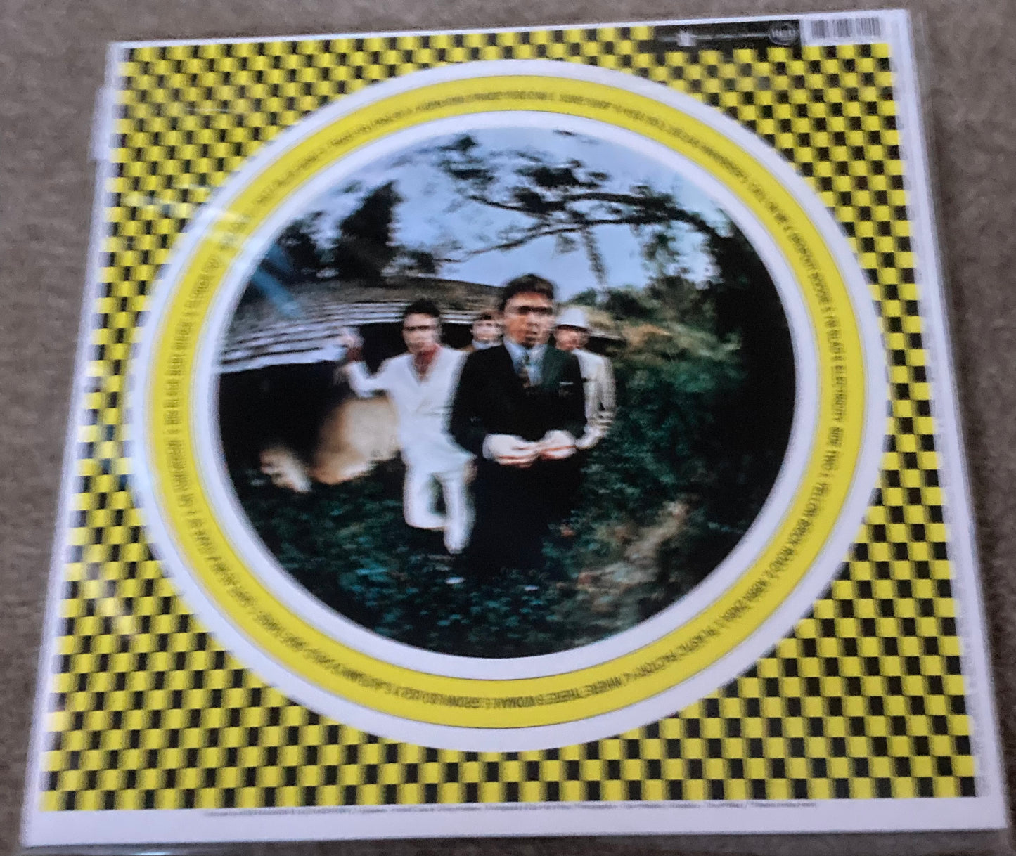 The back of Captain Beefheart- Safe as Milk on vinyl