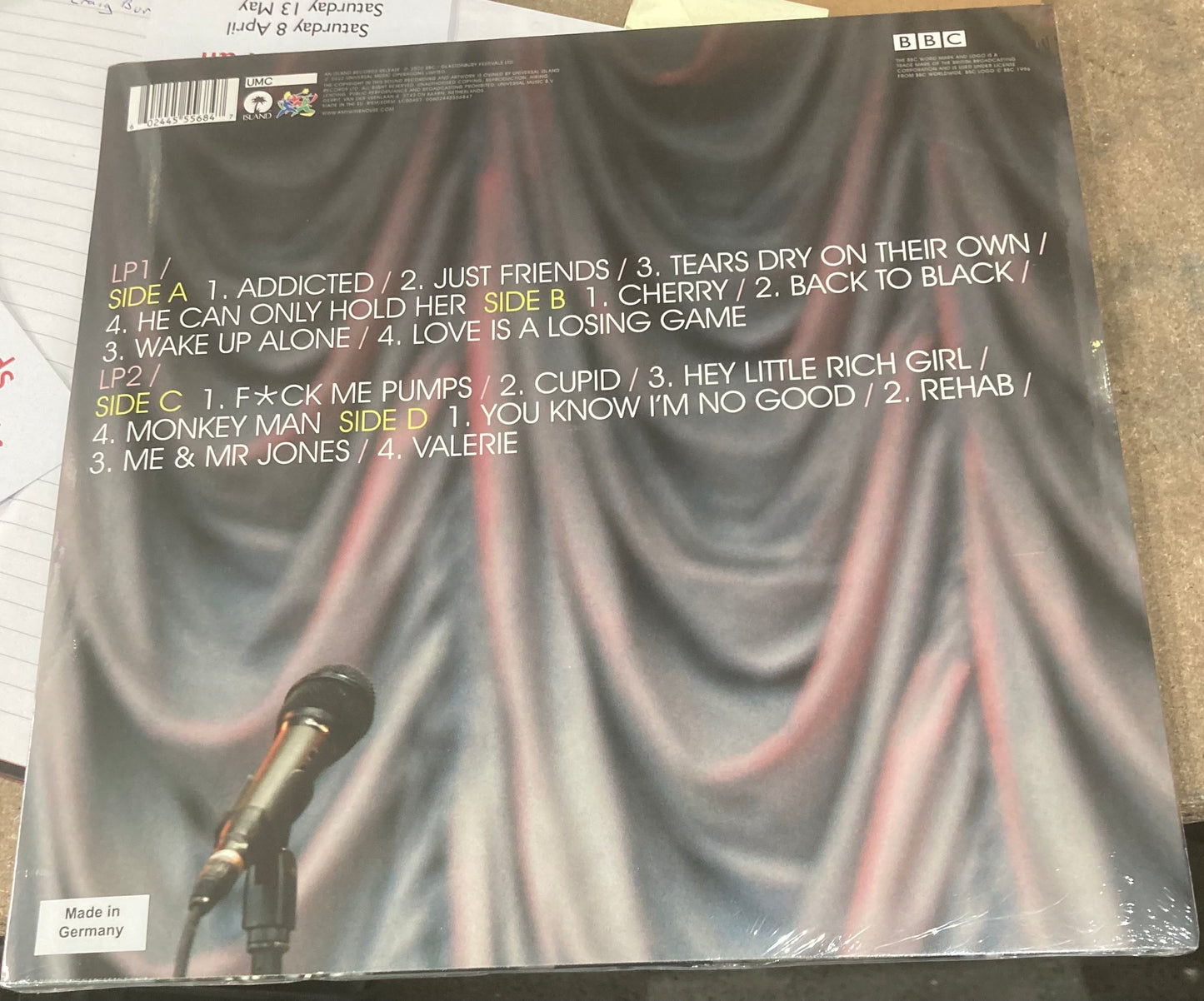 Amy Winehouse - Live at Glastonbury - Double Album (Record LP Vinyl)
