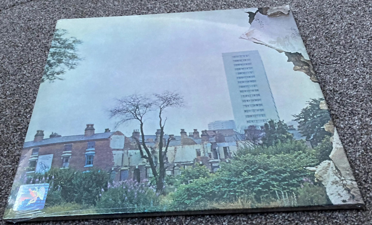 The back of ‘Led Zeppelin - Led Zeppelin IV’ on vinyl.