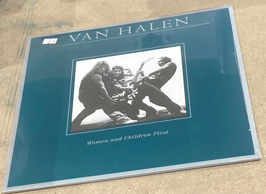 The front of Van Halen - Women and Children First on vinyl.