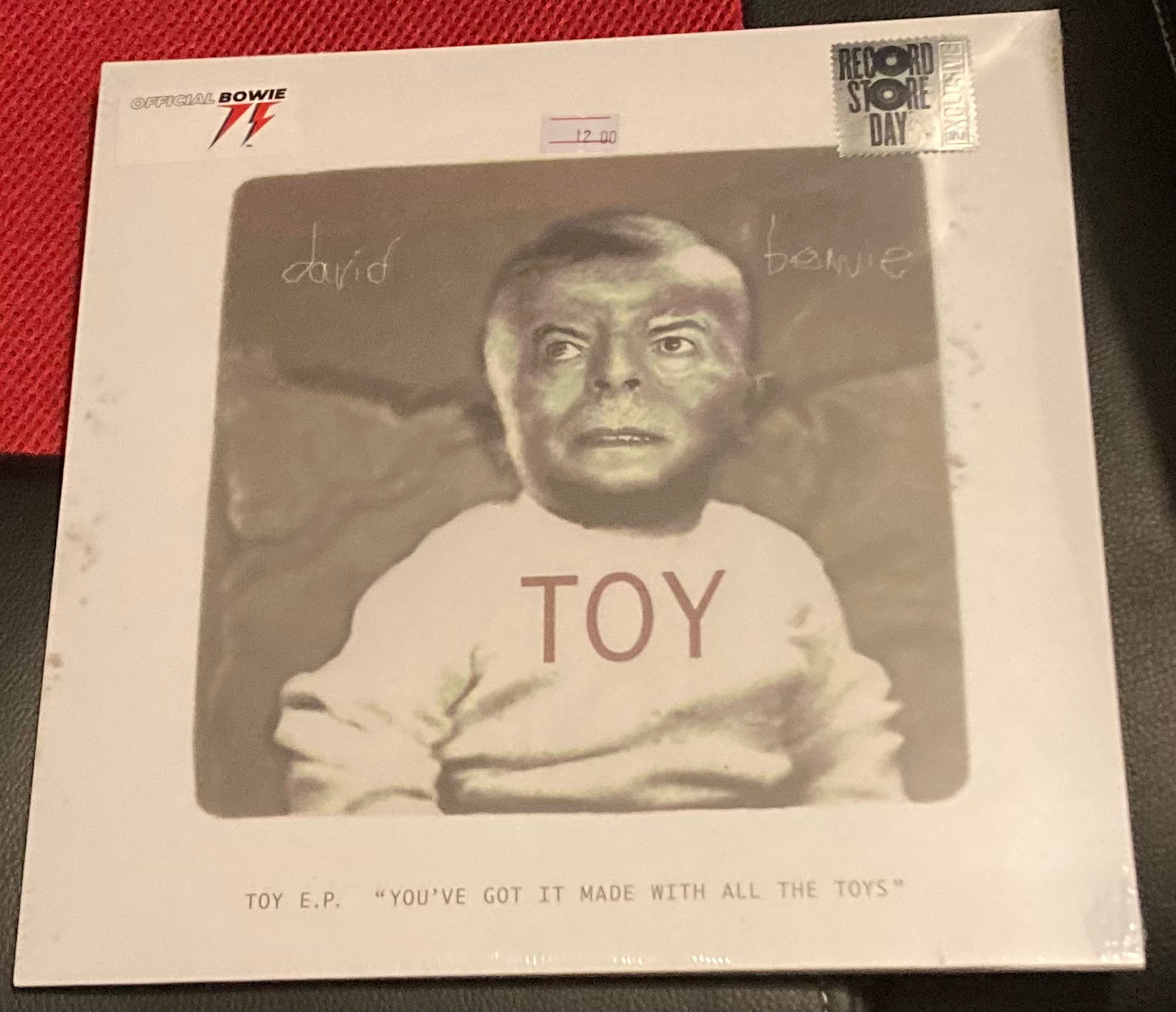 The front of David Bowie - Toy on vinyl