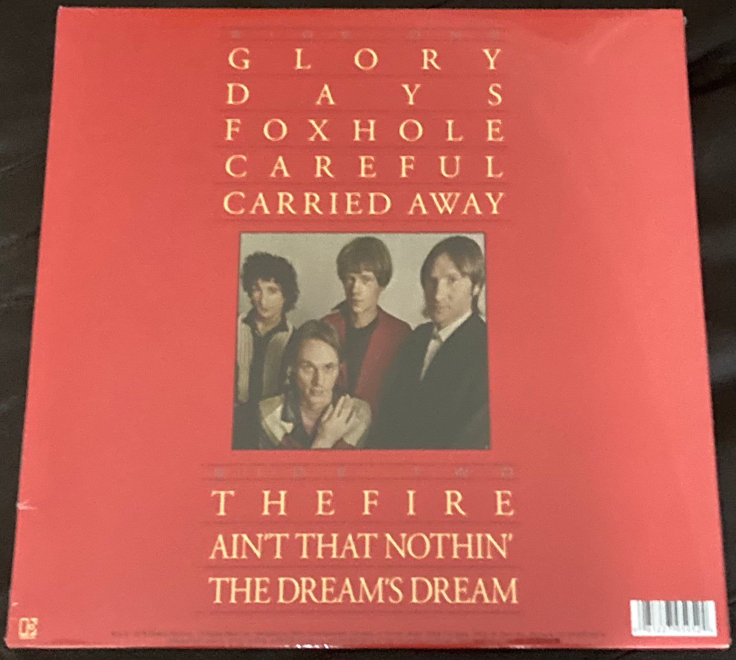 The back of 'Television - Adventure' on vinyl