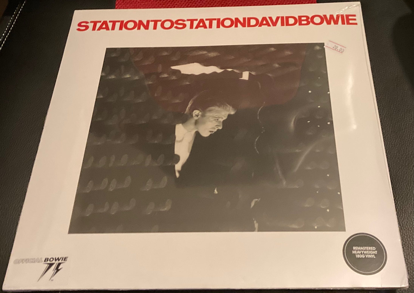 The front of David Bowie - Station to Station on vinyl
