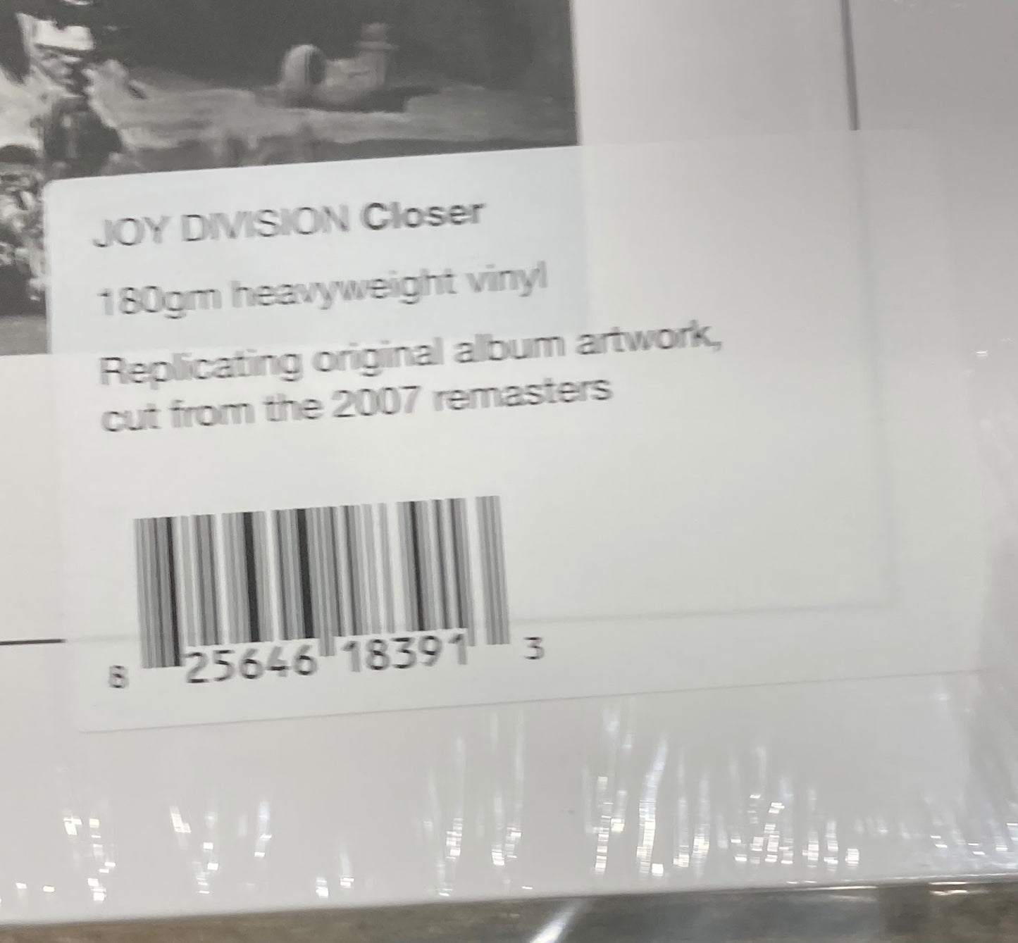 Benja Records | Joy Division - Closer - 180g Vinyl (Record LP Album)