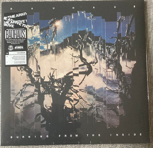The front of Bauhaus - Burning from the Inside on vinyl