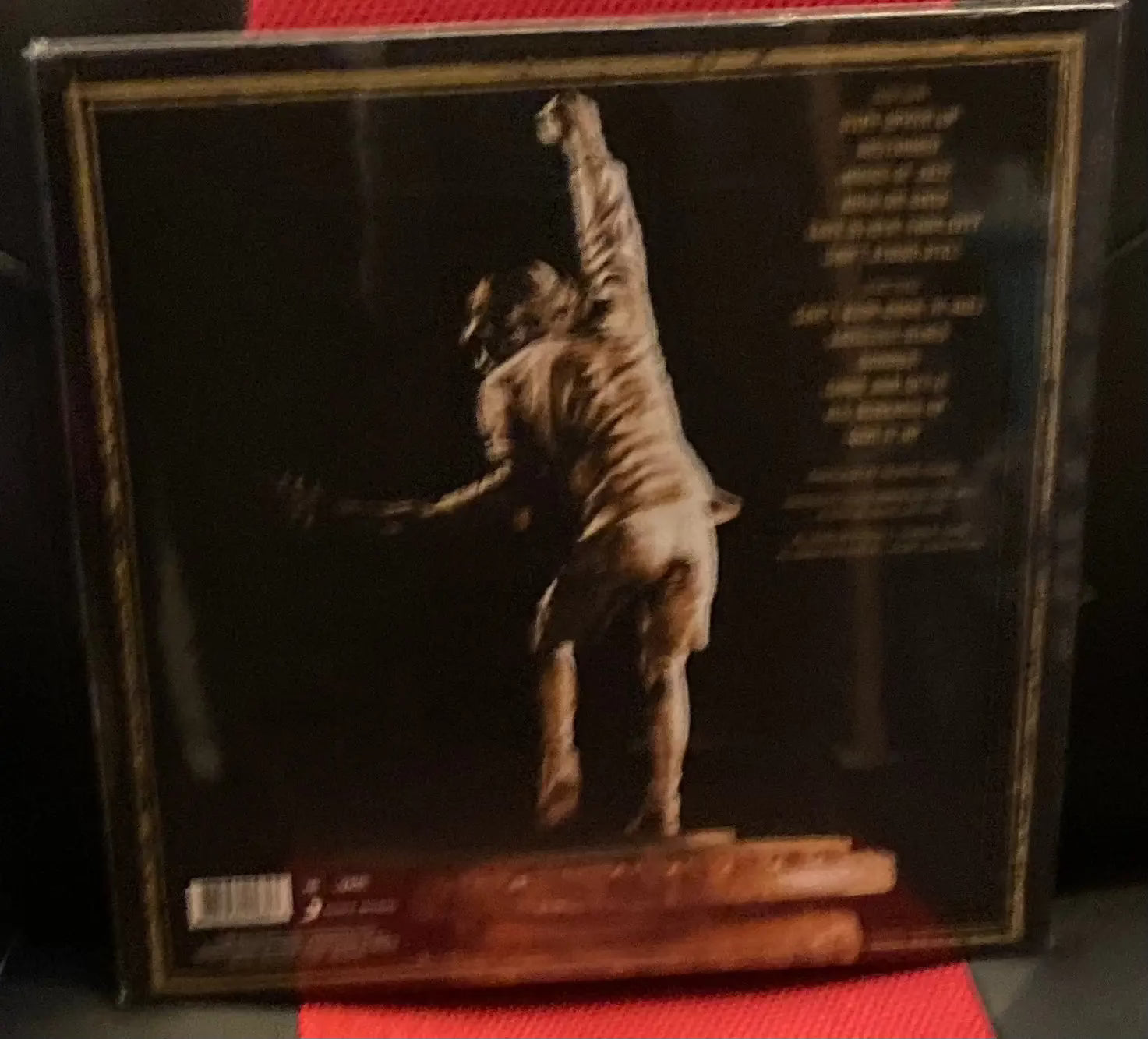 The back of AC/DC - Stiff Upper Lip on Vinyl