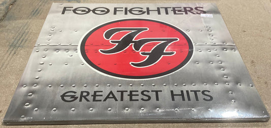 The front of Foo Fighters’ Greatest Hits on vinyl