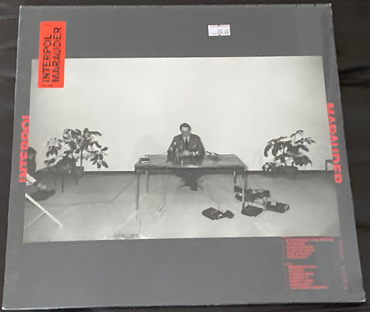 The front of 'Interpol - Marauder' on vinyl