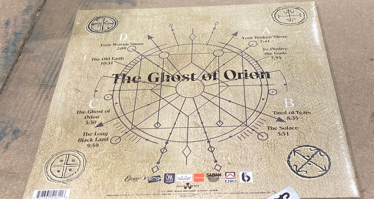 The back of My Dying Bride - The Ghost of Orion on vinyl