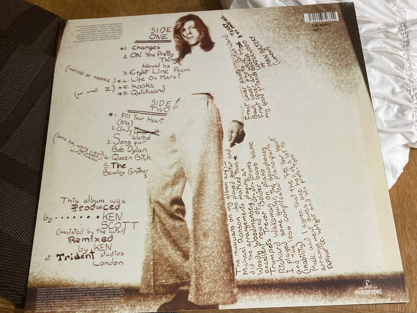 David Bowie - Hunky Dory Picture Disc (Record LP Vinyl Album)