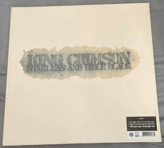 The front of King Crimson - Starless and Bible Black on vinyl