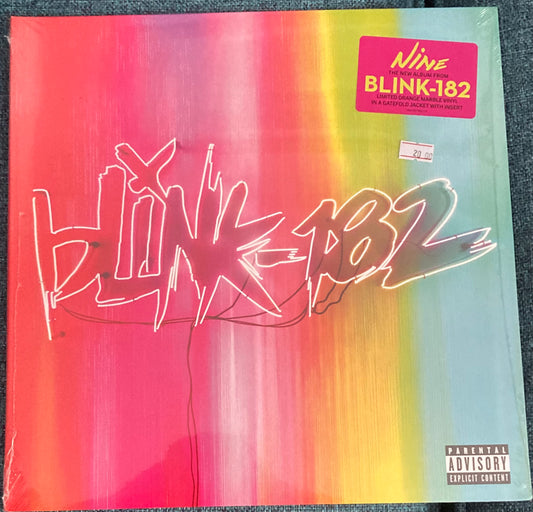 The front of 'Blink 182 Nine' on vinyl