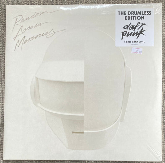 The front of 'Daft Punk - Random Access Memories (Drumless edition) on vinyl