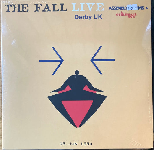 The front of ‘The Fall live Derby UK’ on vinyl